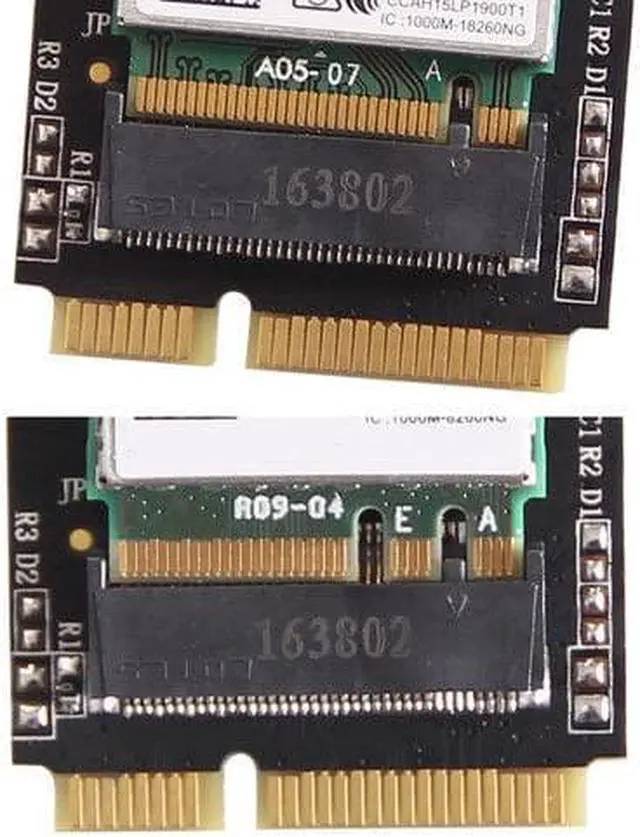 Alt view image 5 of 6 - A Key M.2/NGFF Wlan Card to PCI-E Converter Adapter Card for PC Laptop