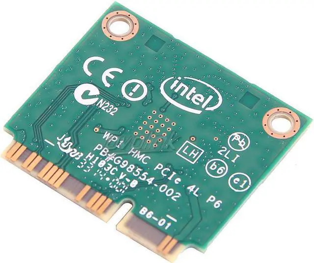 Alt view image 6 of 7 - Dual Band 433Mbps Intel AC 3160HMW 2.4G/5GHz + Bluetooth4.0 Mini PCI E WiFi Card