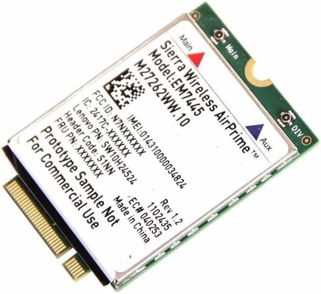 Alt view image 3 of 4 - Thinkpad P50 Sierra Wireless EM7445 4G LTE WWAN NGFF M.2 Card For Lenovo IBM