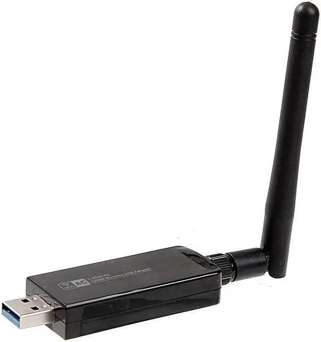 Alt view image 3 of 5 - 1200Mbps Dual Band Wireless USB WiFi Network Adapter Lan Dongle Antenna 802.11ac