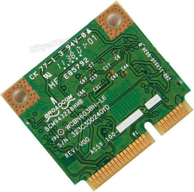 Alt view image 4 of 6 - For Lenovo Laptop BCM943228HMB 04W3764 MINI PCI-E Wireless WIFI Card BT 4.0