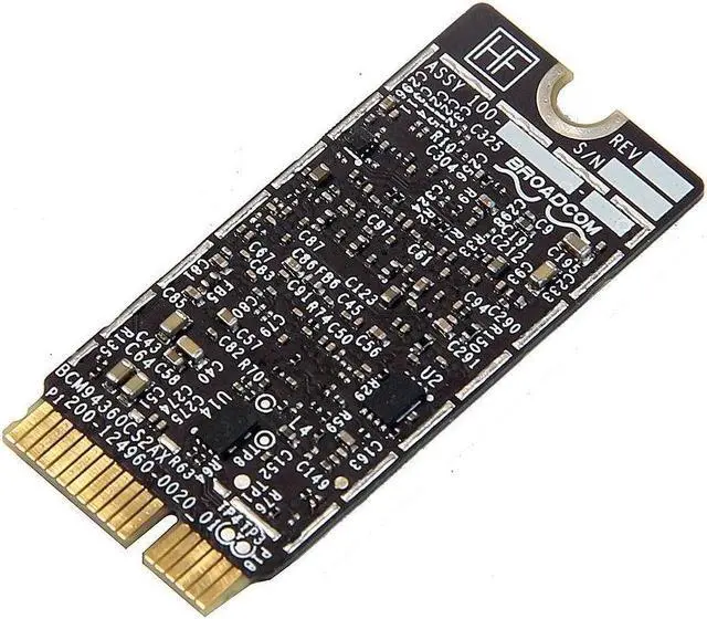 Alt view image 2 of 5 - Wireless-AC Wifi Bluetooth Card BCM94360CS2 For MacBook Air 13' A1465 A1466 GW