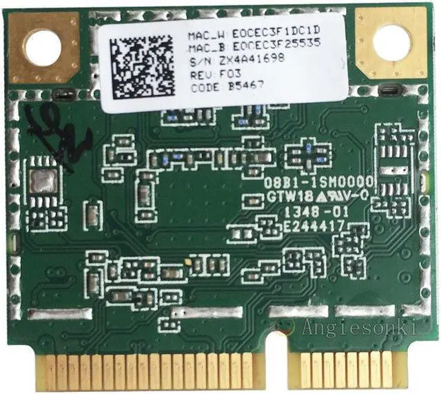 Alt view image 4 of 4 - Atheros AR9462 AR5B22 Mini PCI-E 802.11N WIFI WLAN CARD Bluetooth 4.0 2.4 & 5Ghz