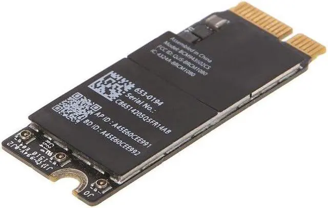 Alt view image 6 of 7 - Bluetooth Wireless WiFi Card BCM943602CS For MacBook Pro Retina A1502 A1398