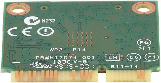 Alt view image 5 of 7 - For Intel 7260 AC 2.4G+5G Dual Band Bluetooth 4.0 Wireless Mini PCI-E WiFi Card