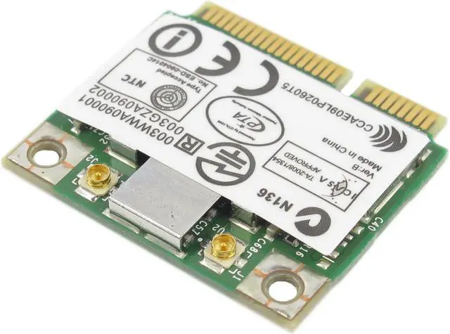 Alt view image 4 of 4 - Azurewave BCM943225HMB Wireless 300M Wifi wlan 802.11 N 3.0 Bluetooth BT Card