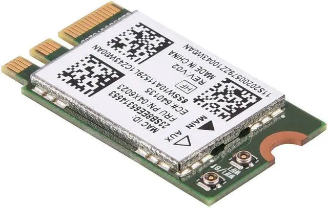 Alt view image 5 of 7 - 433Mbps 802.11AC Dual Band WiFi Bluetooth 4.0 NGFF/M2 Wireless Card for Lenovo