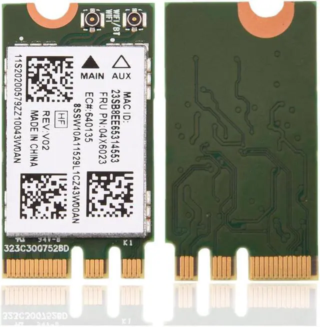 Main image of 433Mbps 802.11AC Dual Band WiFi Bluetooth 4.0 NGFF/M2 Wireless Card for Lenovo