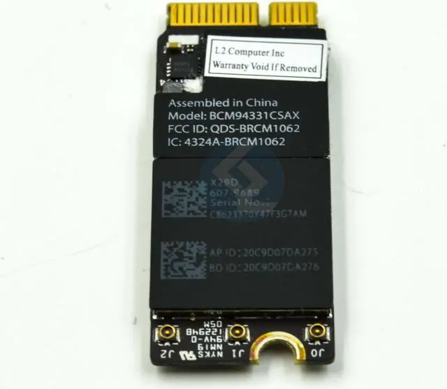 Alt view image 3 of 4 - Wifi Bluetooth Airport Card BCM94331CSAX for MacBook Pro 13" A1425 2012 2013