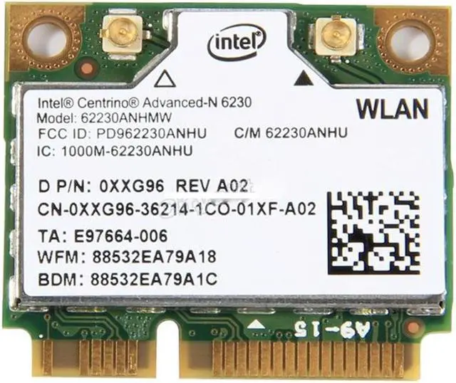 Main image of Centrino Advanced-N 6230 abgn WiFi Bluetooth 3.0 Wireless N Combo Card for Intel