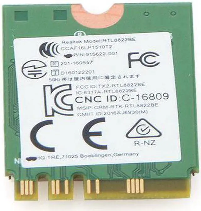 Alt view image 5 of 7 - Realtek RTL8822BE NGFF 802.11ac 2.4G/5 GHz Draadloze Wifi Card Bluetooth 4.1 MSG