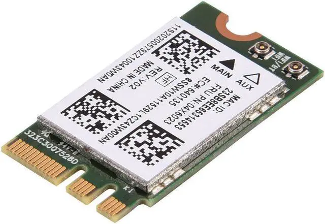 Alt view image 4 of 7 - 433Mbps 802.11AC Dual Band WiFi Bluetooth 4.0 NGFF/M2 Wireless Card for Lenovo