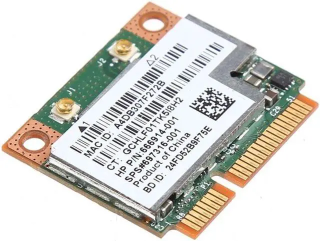 Alt view image 5 of 8 - 300M WiFi Bluetooth 4.0 Wireless PCI-E Card For BCM943228HMB HP SPS 718451-001