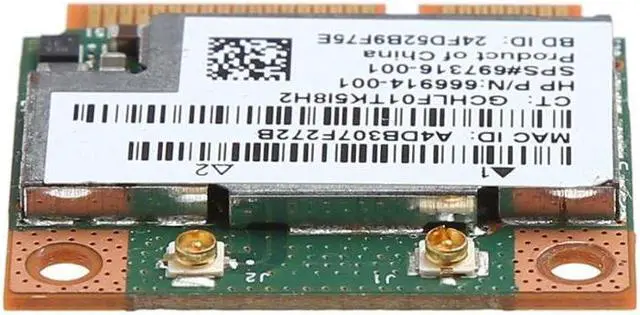 Alt view image 7 of 8 - 300M WiFi Bluetooth 4.0 Wireless PCI-E Card For BCM943228HMB HP SPS 718451-001