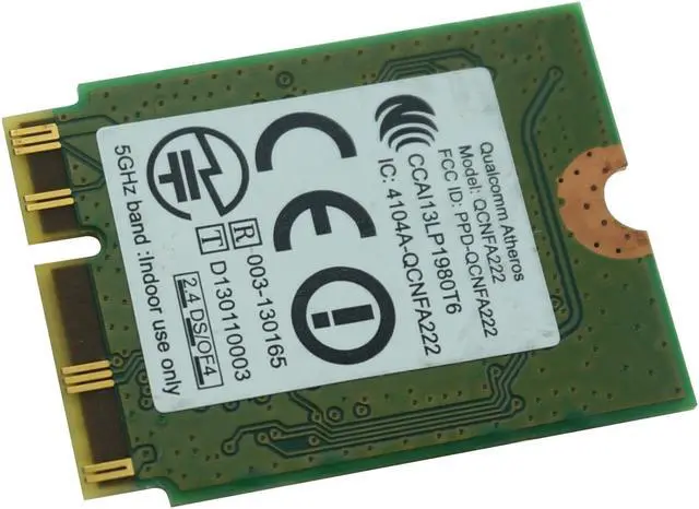 Alt view image 3 of 4 - AR5BWB222 M.2 NGFF Wireless Card 300Mbps WiFi Bluetooth 4.0 QCNFA222 802.11 abgn