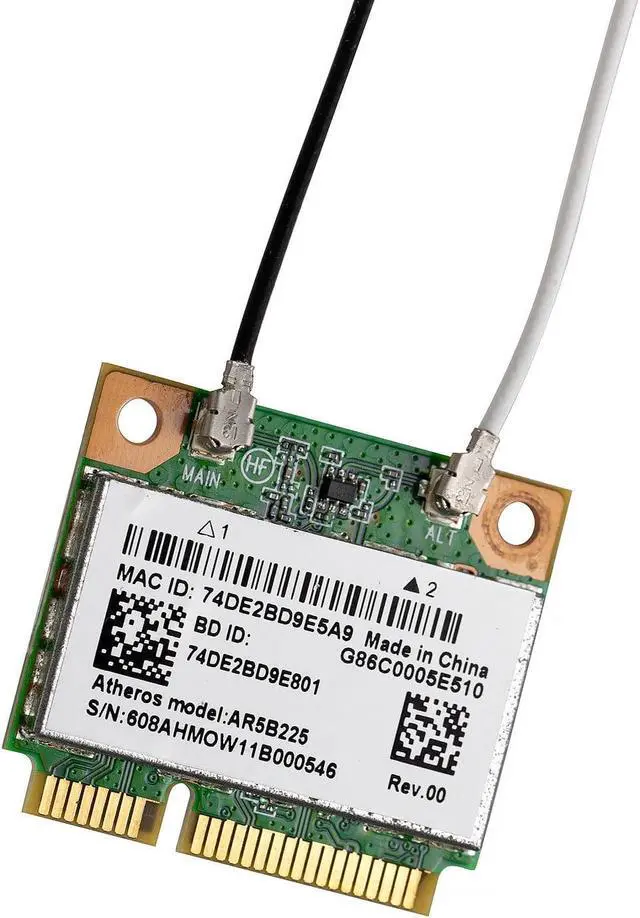 Alt view image 6 of 8 - Pair of Internal Antenna For Laptop Wireless Mini PCI PCI-E WiFi Bluetooth Card