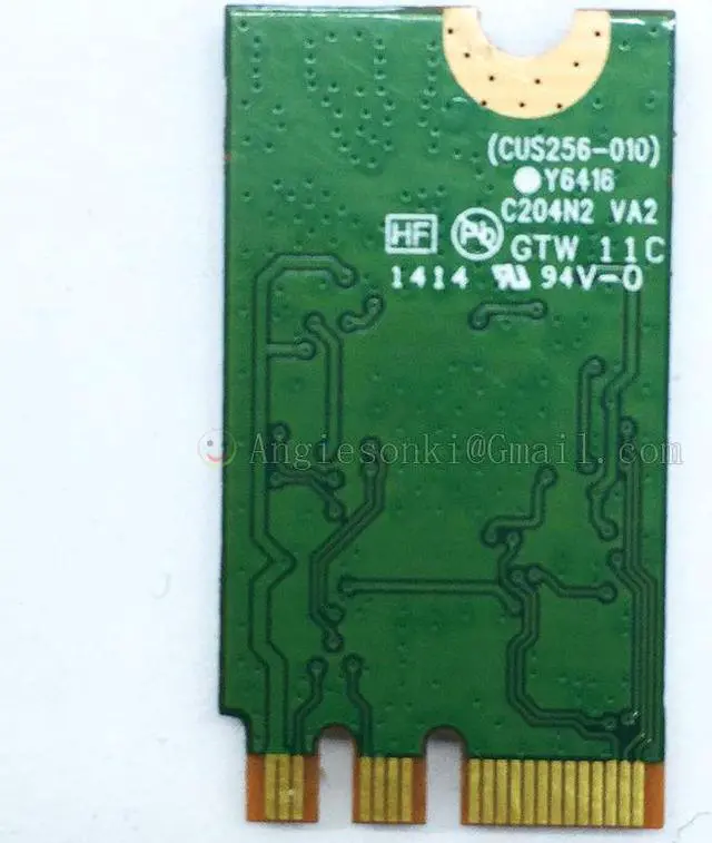 Alt view image 2 of 5 - DP/N 0JY0YN C204N2 645A04 WiFi Bluetooth WLAN card for Dell Inspiron 11 3147 20