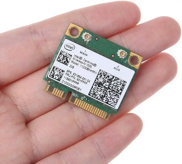 Alt view image 7 of 8 - For Intel Wireless-N 1030 11230BNHMW 300M WiFi Bluetooth Mini PCI-E Combo Card