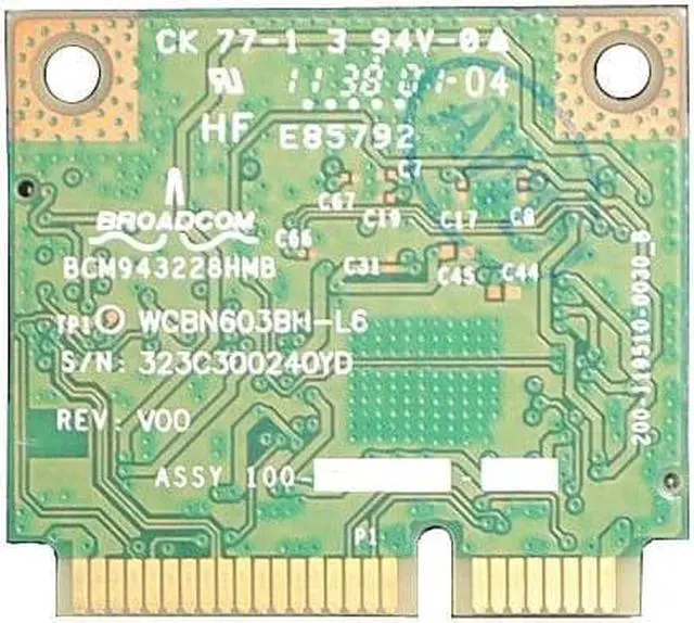 Alt view image 3 of 4 - Thinkpad E430 E431 E435 E530 U310 04W3764 WiFi+Bluetooth 4.0 Wifi Card 2.4/5GHZ