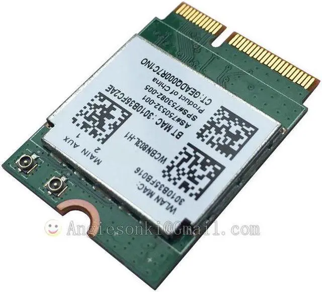 Alt view image 3 of 4 - Realtek RTL8723BE WiFi +Bluetooth Wireless LAN Card 753082-005 for  HP Stream 11