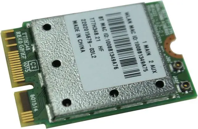 Alt view image 4 of 4 - AR5BWB222 M.2 NGFF Wireless Card 300Mbps WiFi Bluetooth 4.0 QCNFA222 802.11 abgn