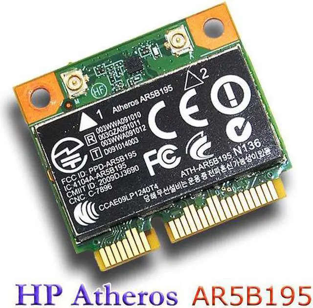 Alt view image 5 of 6 - Atheros AR5B195 150 Mbps 802.11n WiFi Bluetooth Mini PCI-E Card HP Probook 4530s