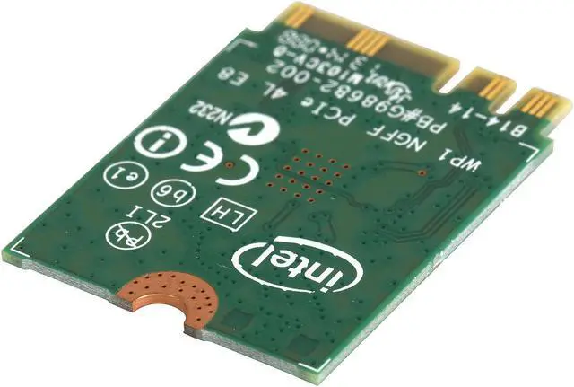 Alt view image 6 of 7 - Dual Band Wireless AC 3160 NGW 802.11ac WiFi Bluetooth Card 433Mbps NGFF 5.8GHz