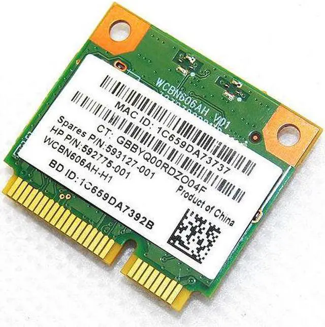 Alt view image 2 of 6 - Atheros AR5B195 150 Mbps 802.11n WiFi Bluetooth Mini PCI-E Card HP Probook 4530s