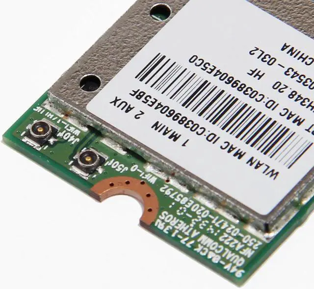 Alt view image 6 of 7 - Atheros QCNFA222 AR5BWB222 2.4GHz/5GHz 802.11abgn WiFi Bluetooth 4.0 Wlan Card