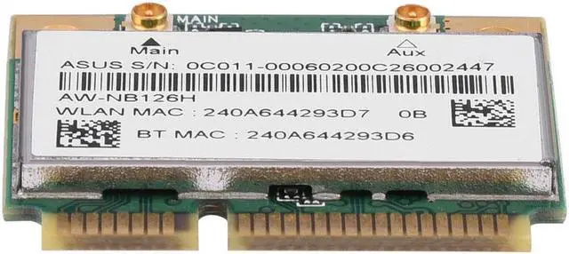 Alt view image 7 of 7 - Bluetooth 4.0 Mini PCI-E 150M 802.11B/G/N WIFI Wireles Card For Atheros AR5B225