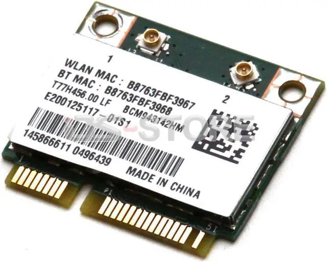 Main image of BroadCom BCM43142 BCM943142HM WIFI BT Card Wlan Wireless Bluetooth Half Mini PCI