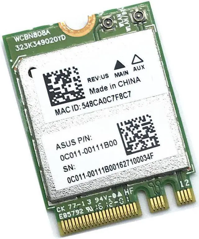 Main image of Atheros QCNFA364A Wireless 802.11ac 867Mbps Bluetooth 4.1 WIFI NGFF/M.2 Card