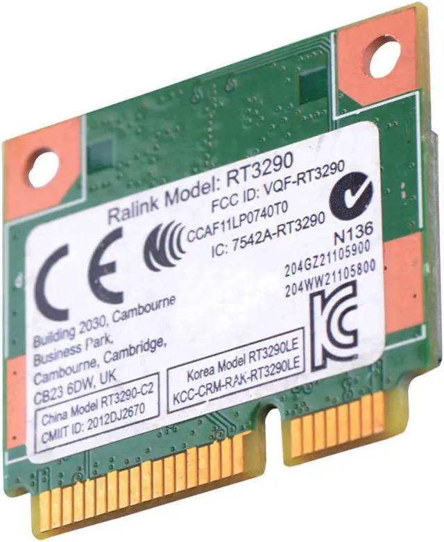 Alt view image 2 of 5 - Wi-Fi Wireless Network Card Bluetooth for HP Pavilion G7-2000 Ralink RT3290 MSYG