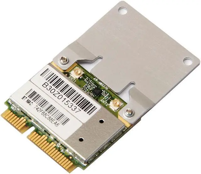 Alt view image 4 of 6 - Atheros AR5B195 Wireless Bluetooth Half Hight PCIe Single-chip 150M Card+Bracket
