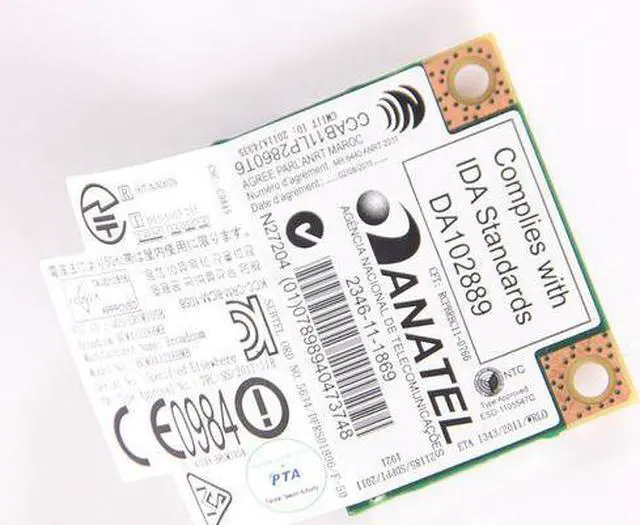 Alt view image 5 of 6 - Broadcom BCM943228HMB 2.4G/5G 802.11abgn Bluetooth 4.0 Dual Band PCI-E Wifi Card