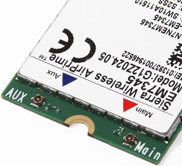 Alt view image 6 of 6 - GOBI5000 EM7345 LTE 04x6014 T440 X240 WWAN HSPA+ EVDO 42Mbps 4G Module NGFF Card