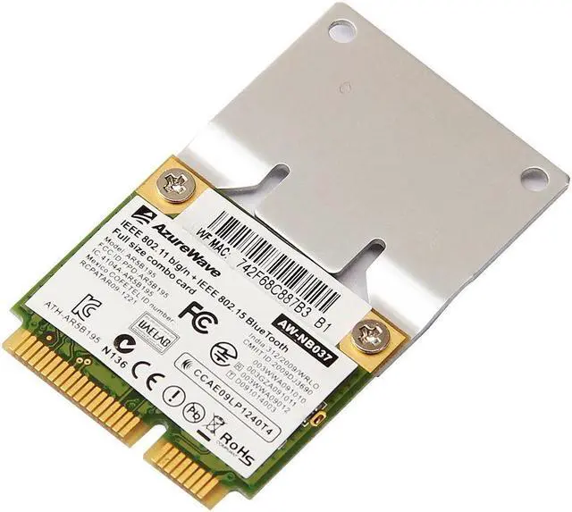 Main image of Atheros AR5B195 Wireless Bluetooth Half Hight PCIe Single-chip 150M Card+Bracket