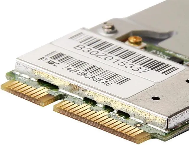 Alt view image 5 of 6 - Atheros AR5B195 Wireless Bluetooth Half Hight PCIe Single-chip 150M Card+Bracket