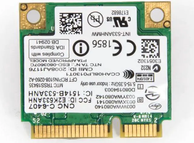 Alt view image 5 of 7 - WiFi Link 5300AGN For Intel Wireless LAN 533AN_HMW Dual Band Wlan Card 450Mbps