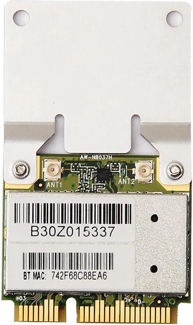 Alt view image 3 of 6 - Atheros AR5B195 Wireless Bluetooth Half Hight PCIe Single-chip 150M Card+Bracket
