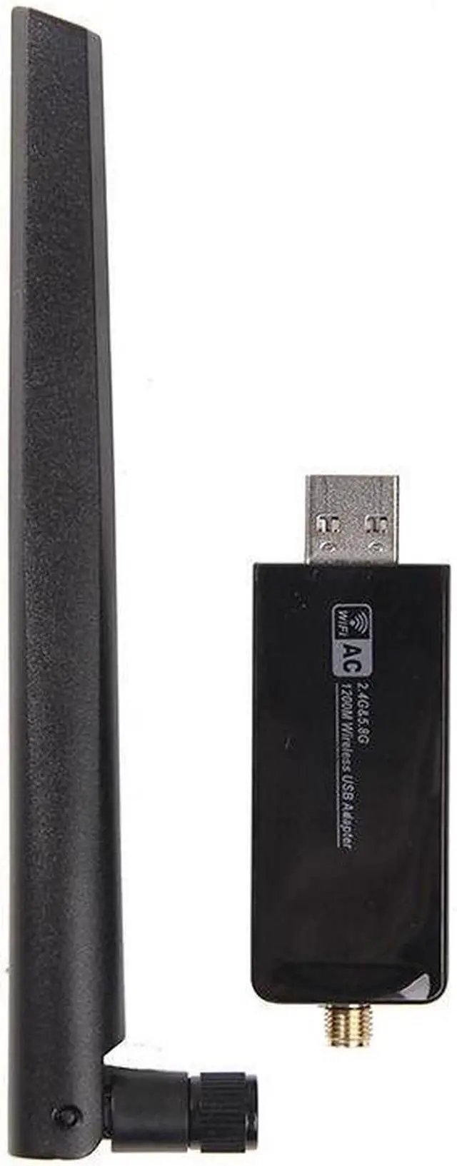 Alt view image 6 of 7 - RTL8812AU Chipset 1200Mbps 2.4GHz/5GHz 802.11ac WiFi USB Adapter Dongle Antenna