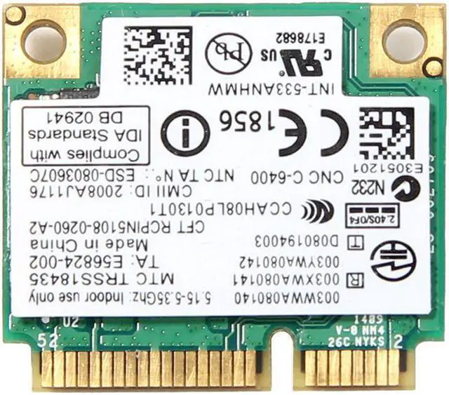 Main image of WiFi Link 5300AGN For Intel Wireless LAN 533AN_HMW Dual Band Wlan Card 450Mbps