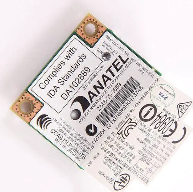 Alt view image 3 of 6 - Broadcom BCM943228HMB 2.4G/5G 802.11abgn Bluetooth 4.0 Dual Band PCI-E Wifi Card