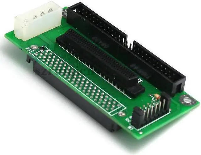 Alt view image 2 of 3 - SCSI SCA 80-Pin To SCSI 68-Pin/IDC 50-Pin Adapter SCSI 80-68-50 CARD