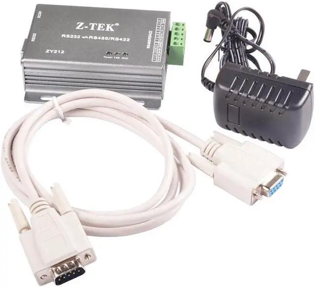 Alt view image 3 of 5 - Lightning protection RS232 to RS485/RS422 converter adapter with power adapter