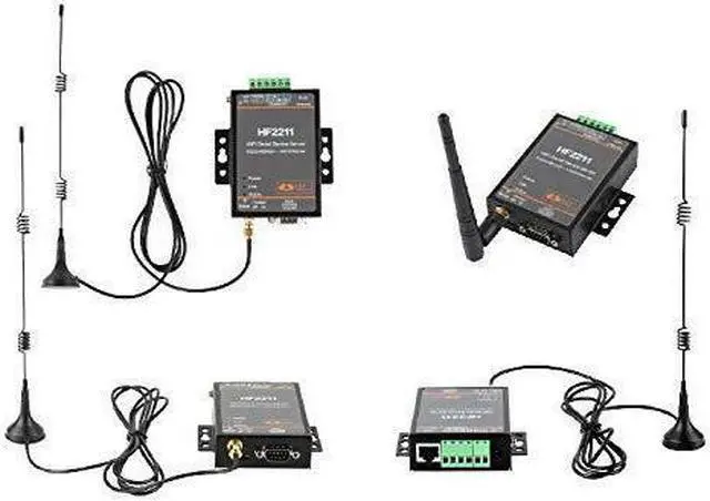 Alt view image 5 of 6 - Industrial Modbus Serial RS232 RS485 RS422 to WiFi Ethernet Converter Device