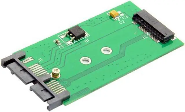 Alt view image 2 of 3 - M.2 NGFF SSD to 1.8 Micro SATA 7+9 16pin Adapter Cards Mini PCIE 2 Lane for E431 E531 X240S Y410P Y510P