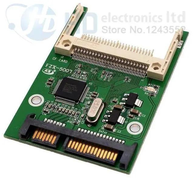 Alt view image 2 of 2 - Wholesale   Compact Flash Type I/II CF To SATA Converter HDD Hard Disk Drive Card Adapter 2.5 SATA TO CF