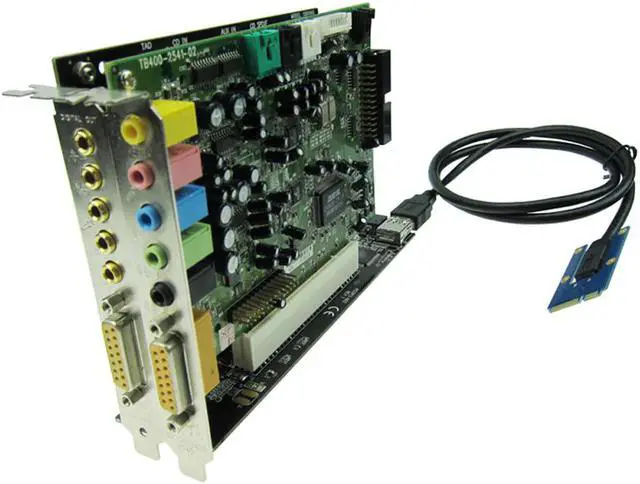 Alt view image 3 of 3 - Half-size / Full-size Mini PCIe To 2 PCI 32bit slots adapter mini pci-e riser card for PCI Sound Card Network card graphics card