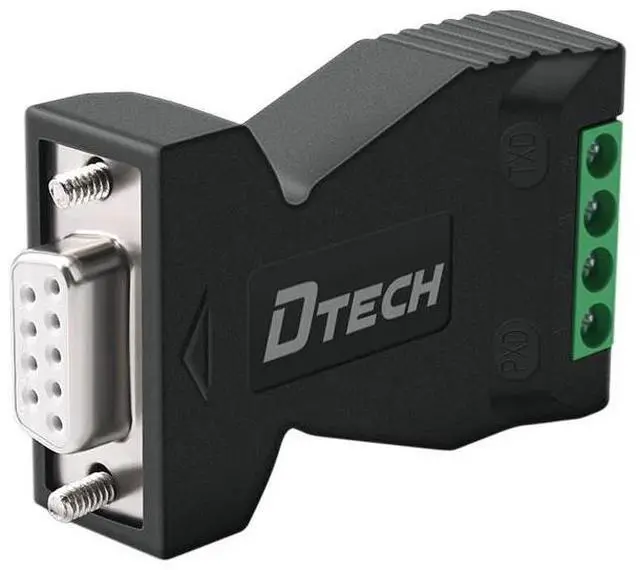 Alt view image 2 of 6 - Hight quality mini RS-232 to RS-485 passive interface converter 485 converter DB9 to 3-wire terminal  adapter 1.2km